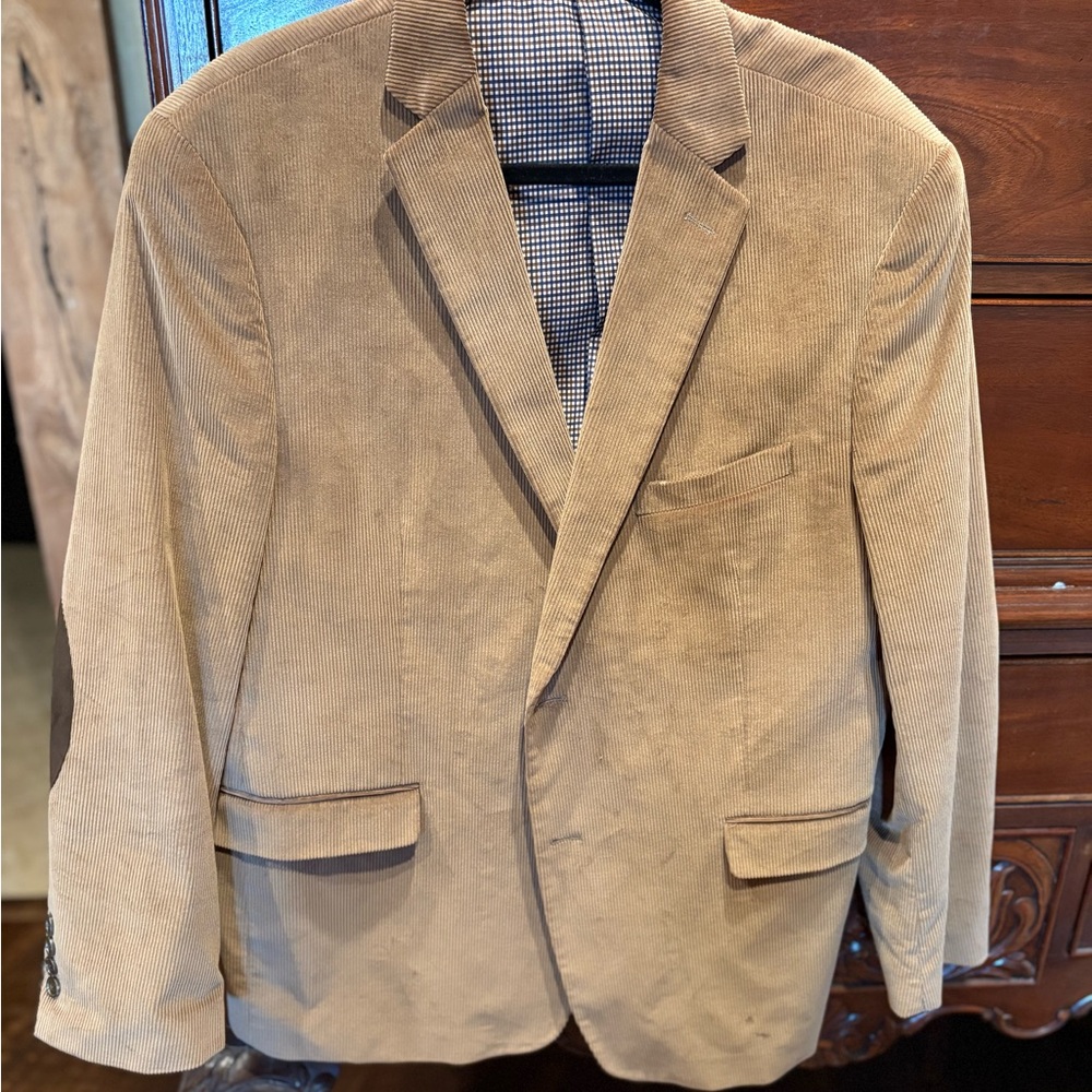 Saddlebred Corduroy Tan Blazer